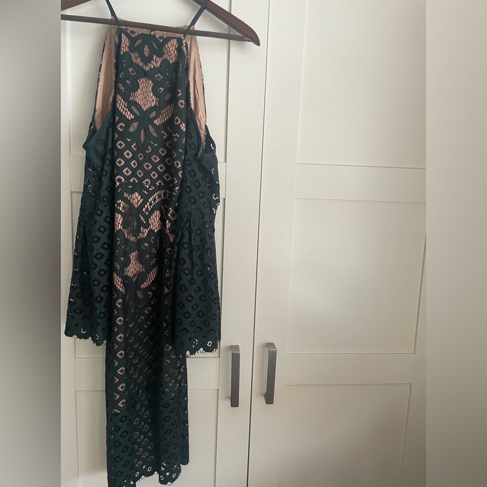 Women’s Bardot green lace dress size 8